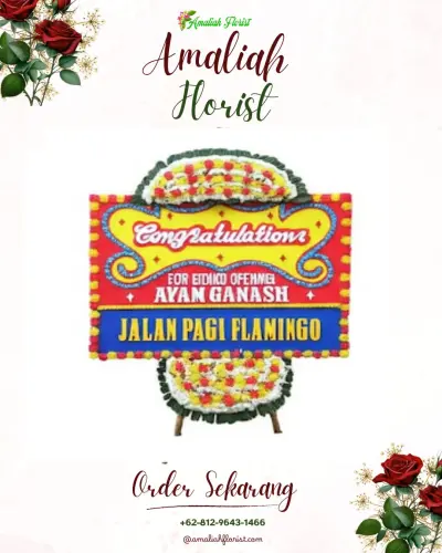 Bunga Papan Congratulation di Cisolok